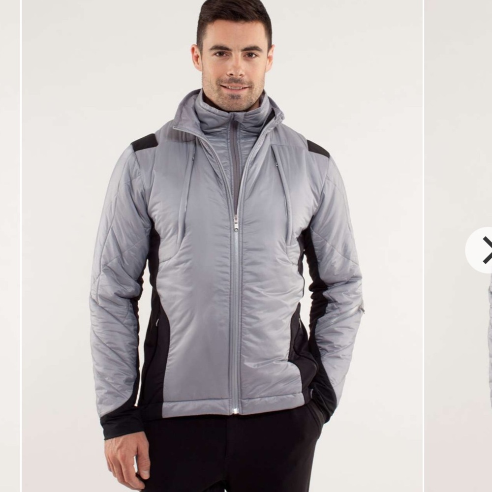 Lululemon Chillstop Quilted Jacket
Silver Slate / Black